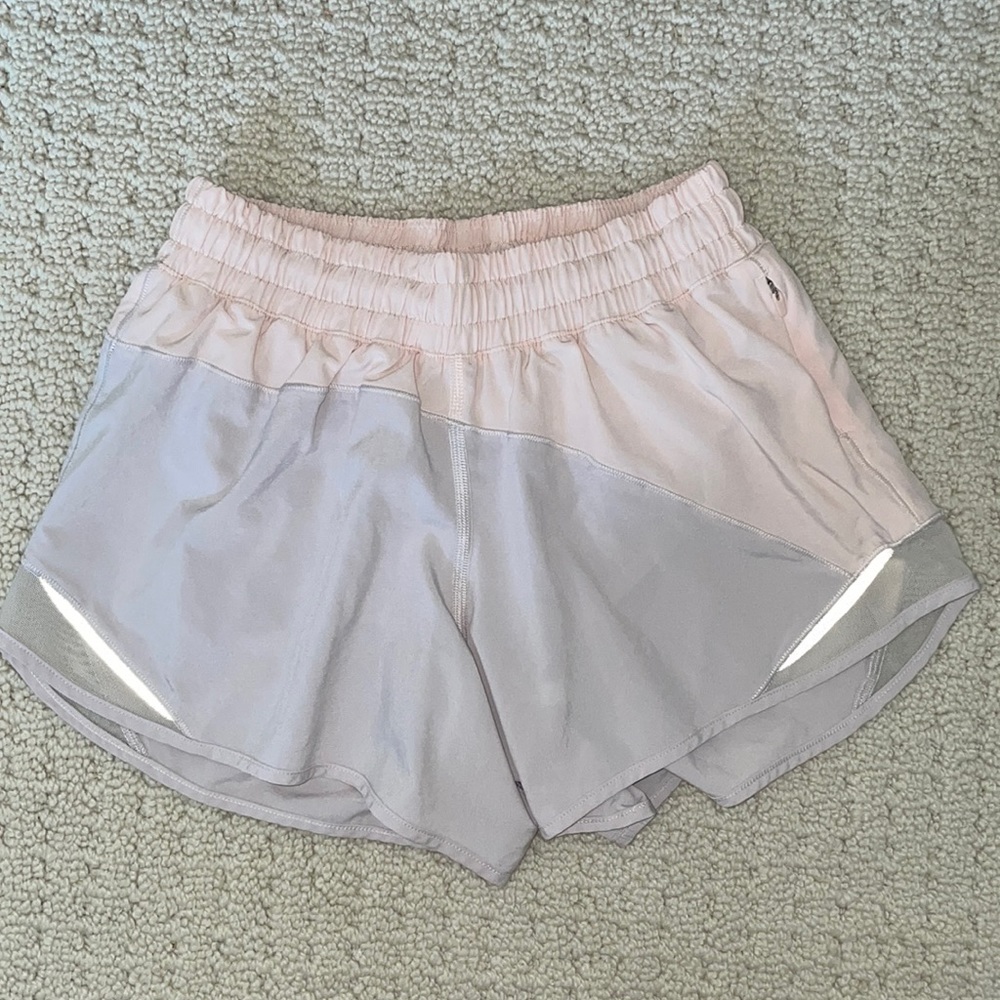 Pink Lululemon shorts